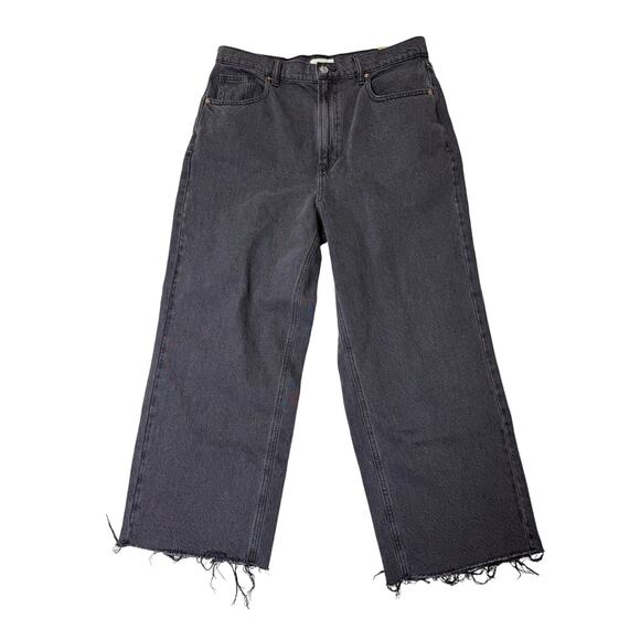New PacSun Jeans Women's 31 Nora Wide Leg Raw Hem - Picture 1 of 6